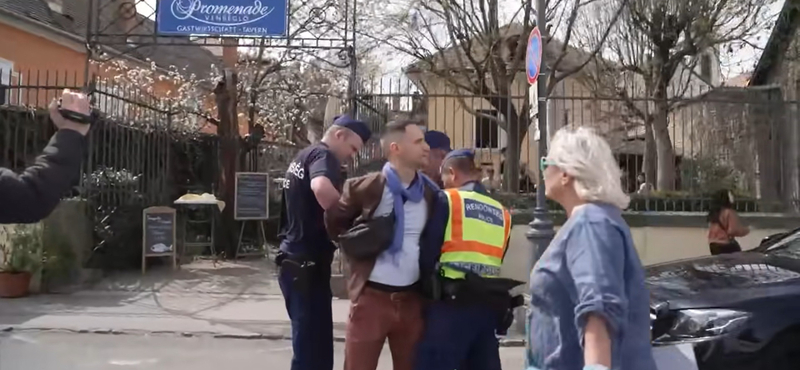 Már nem őrsparancsnok az a rendőr, aki előállította a Magyar Péter rendezvényét megzavaró megafonos segédlelkészt